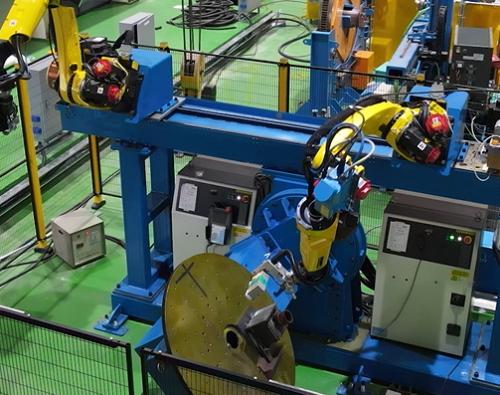 중소조선연구원_선박 의장품 멀티용접 협조 로봇 시스템 내용 보기